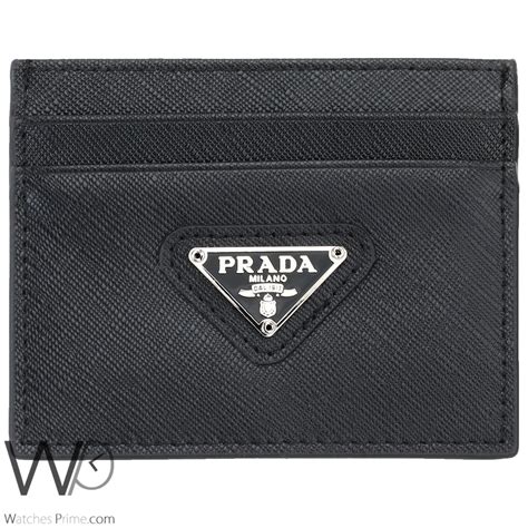 mens prada cardholder|Prada wallet with money clip.